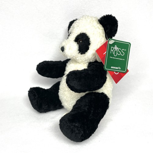 Russ Berrie Panda Bear Plush Love Heart Valentine’s Day 7” - Bild 2 von 8