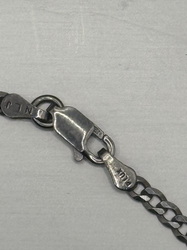 Collana catena Italia P.Lux argento sterling 925 grammi 5,3 - Foto 4 di 9