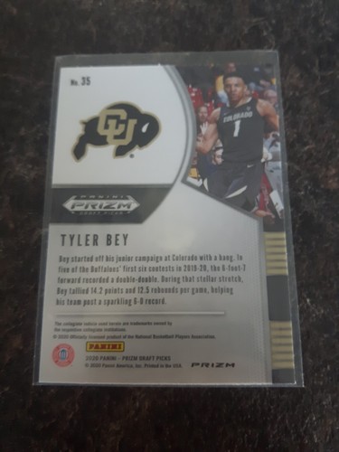 Panini Prizm 2020-21 Rookie Blue Tyler Bey RC Card# 35 - Picture 2 of 2