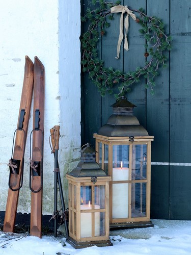 Chic Antique - Deko Ski L 90cm Holz Vintage Winterdeko Weihnachtsdeko 52058500 - Bild 3 von 5