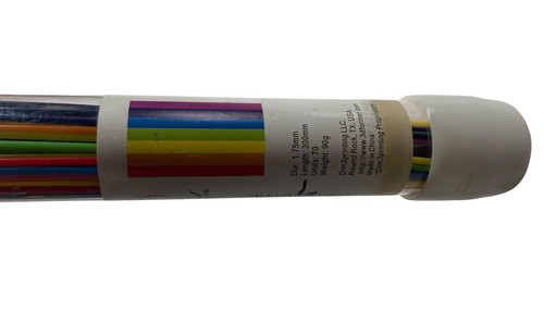 Rainbow Filament 3D Former ABS 1.75mm X 300mm 70 Piece Old Stock - Photo 3/8