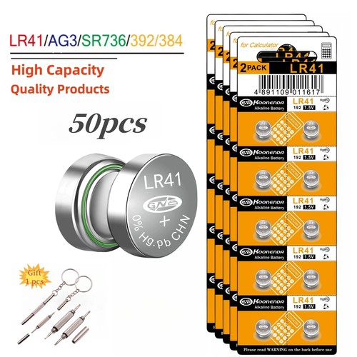 2-50pcs High Capacity Lr41 Alkaline Batteries Ag3 L736 392 384 192 Premium 1.5v - Picture 22 of 30