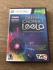 Deepak Chopra's Leela (XBOX 360 Kinect, THQ) Body Mind Spirit Meditation
