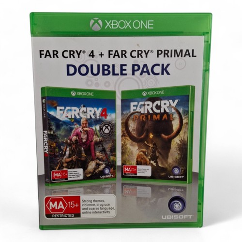 Far Cry 4 & Far Cry Primal DOUBLE PACK - Xbox One - Game TRACKED - Picture 1 of 4