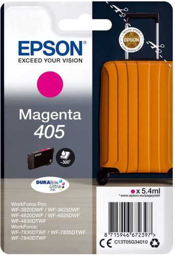 Epson 405, 405XL, Koffer Tintenpatronen, WorkForce WF-7835TWF, WF-7840TWF, KONVOLUT - Bild 4 von 13
