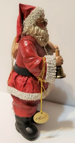 "Mache de tela Clothtique Possible Dreams Santa Claus con campana y regalos de 7" - Imagen 7 de 10
