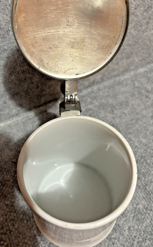Kaiser W. Germany Vintage STAFFELSTEIN Ceramic Beer Stein with Hinged Pewter Lid - Picture 5 of 6