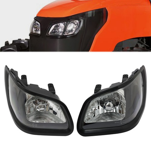 Pair Car Headlights For Kubota M96 MX4700 MX5100 Series Left & Right Front Lamps - Foto 11 di 13