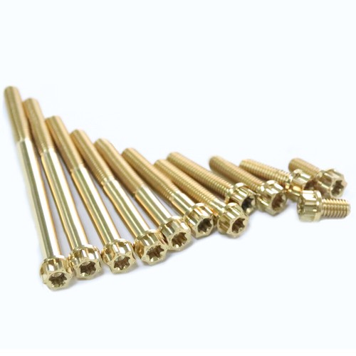 Tornillo de titanio TC4 cabeza de brida pequeña M6x10-90 mm para pernos de sujeción de motocicleta - Imagen 13 de 14