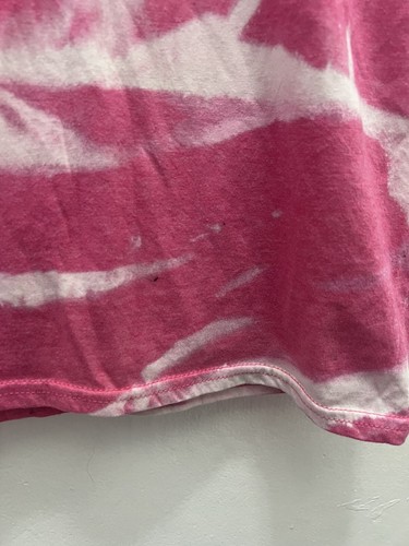 FLAWED-Shirt donna/Junior Schitts Creek 'Oh Schitt' rosa tie-dye taglia SMALL - Foto 5 di 6