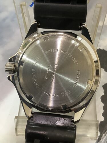 CASIO MD 502 Black Mod. 394 "JAPAN Años 80" NEW CASE & BAND !!! (VER FOTOS) - Picture 8 of 8