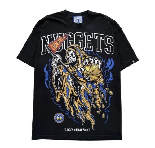 Denver Nuggets 2023 NBA Champions Warren Lotas Shirt 100% Authentic Size Large L