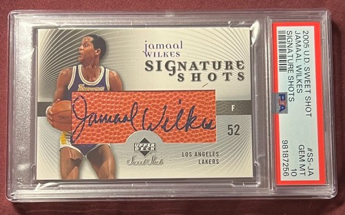 2005 UD Sweet Shot Jamaal Wilkes Signature Shots Auto Lakers Gem Mint PSA 10