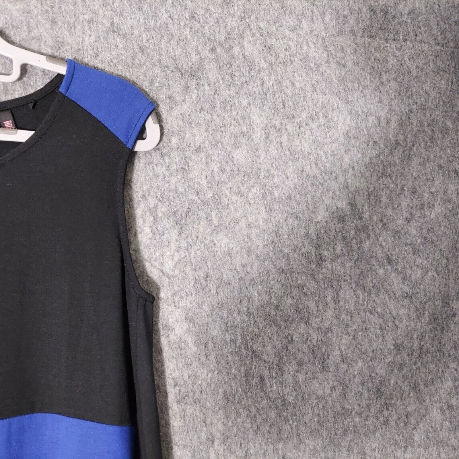 UNDERCOVER Abito Victorias Secret Xs mod retrò color block cerniera elasticizzato casual minimalista