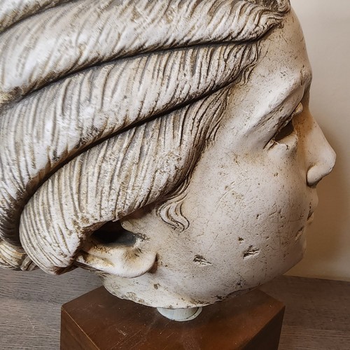 Busto cabeza romana vintage Fulvia Plautilla Salona niña - Imagen 15 de 21