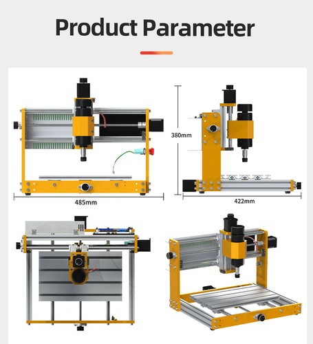 CNC 3018 Pro Max 500W Fräser Fräsen Bohrer Schnitzen Maschine Kit für Leiterplatte Holz Neu - Bild 2 von 24