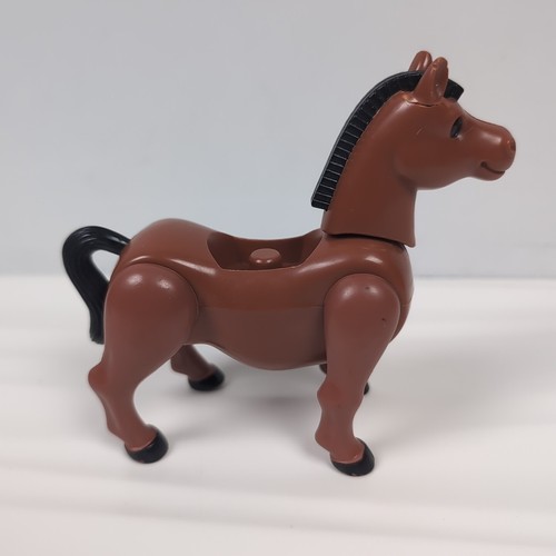 Vintage Playskool Playmates Brown Horse Little People - Picture 3 of 6