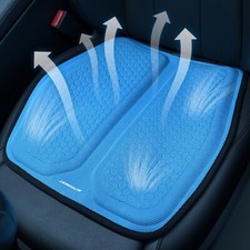 Gel Sitzkissen Orthopädisches Gelkissen Stuhlkissen KFZ Pad  Auto Büro Blau PKW