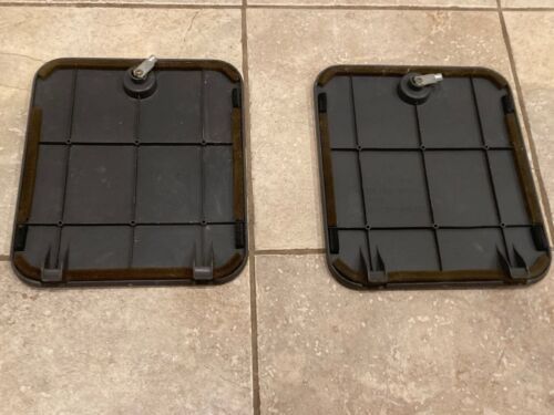 90-95 Toyota 4RUNNER Rear CARGO Storage DOOR COVER 64766-89102 SET OEM Gray - Picture 4 of 7