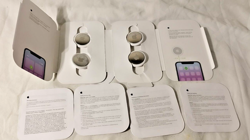 Original Apple Air Tag Location Tracker x 4 / Box Opened/ New Unused