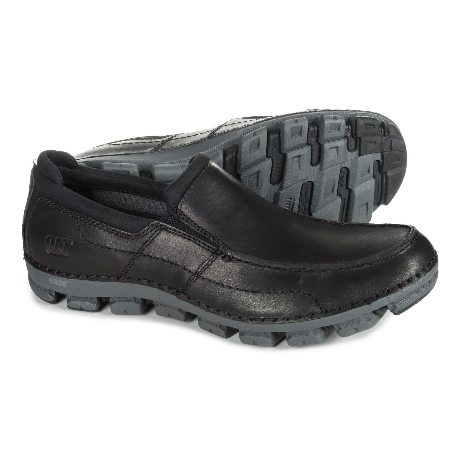 New Men`s Caterpillar Relente Leather Loafers Slip On Shoes P721264 MSRP100 New Men`s Caterpillar Relente Leather Loafers Slip On Shoes P721264 MSRP100