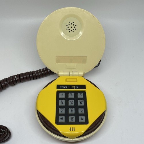 Hamburger Telephone Home Corded Cheeseburger Desktop Phone Landline Push Button - Bild 4 von 12
