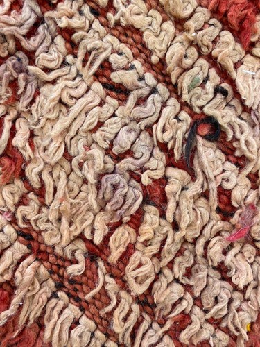 Vintage Tribal Rug Moroccan Runner Rug Handmade Soft Entryway Runner 4'x8'8' ft - Picture 8 of 12