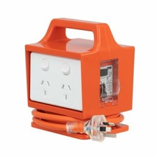Click 4 Outlet Powerblock with RCD Safety Switch