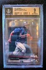 2017 Bowman - Chrome Prospects #BCP127 Ronald Acuña Jr. (RC)