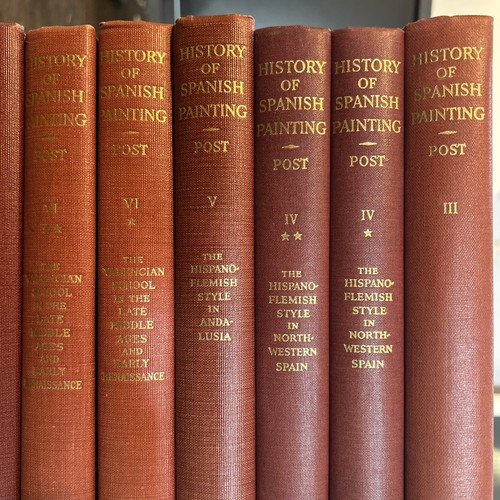 A History of Spanish Painting, Harvard, Multi-Vol Set by C. R. Post, 1930-1953 - Picture 4 of 24