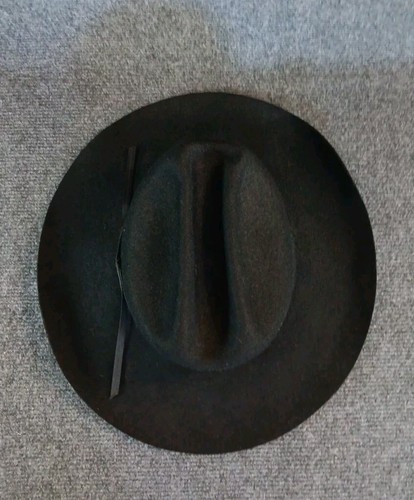 Turner Hat Company Herren schwarz Belüftungslöcher Western Cowboy Hut Größe X-Large mit Band - Bild 5 von 10