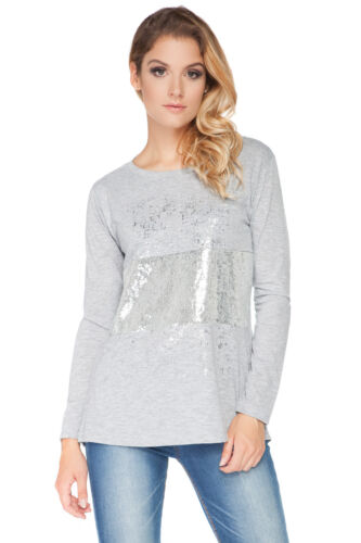 Camiseta Blusa Camiseta Top Lentellera Cuello Barco Cuello Túnica Talla 8-12 FT2136 - Imagen 3 de 8