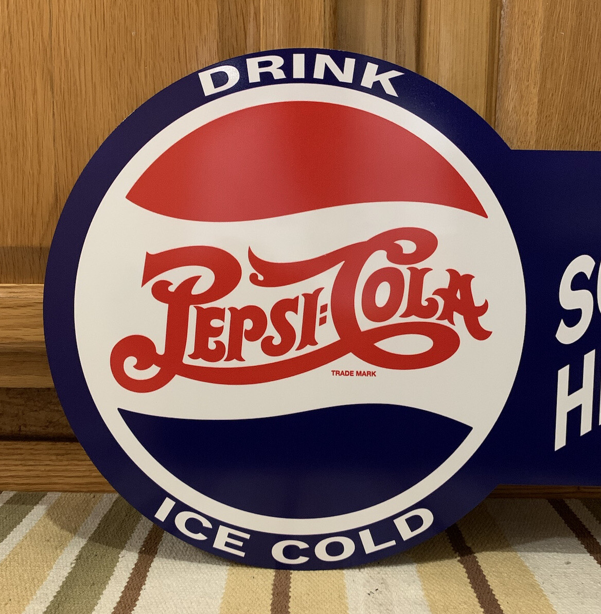 PEPSI ヴィンテージサイン 80's U.S.A vintage PEPSI COLA ペプシ サイン 看板 - メルカリ
