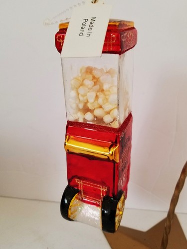 Christopher Radko Popped to Perfection Glass Christmas Ornament RARE 1015483 - Picture 3 of 7