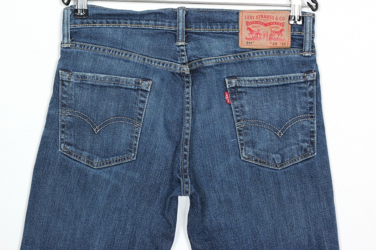 LEVI S 511 Slim Fit Stretch Jeans Men Size W29 L32 DZ2963