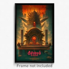 Thai Movie Poster - Old Fashioned Ossuary (Thailand Retro Film Art Print)