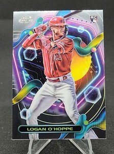 Logan O'Hoppe RC 2023 Topps Cosmic Chrome Base Rookie #197 LA Angels