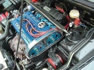 Clear Cam Gear Timing Upper Cover For Mitsubishi Eclipse 4G63 DSM Turbo RVR EVO