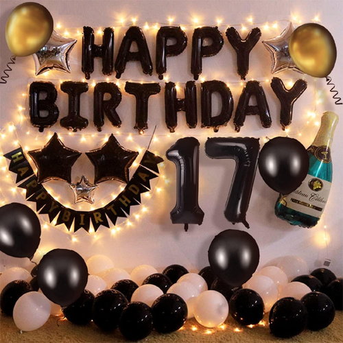 Happy Birthday Balloon Banner Letter Party Decorations, 16 Inch 3D Aluminum Foil - Picture 8 of 12