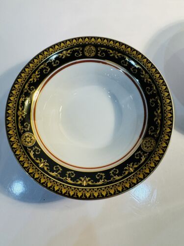 RAR Paar Rosenthal Versace Medusa rot 7" Salat Suppe Müslischalen perfekt - Bild 3 von 7