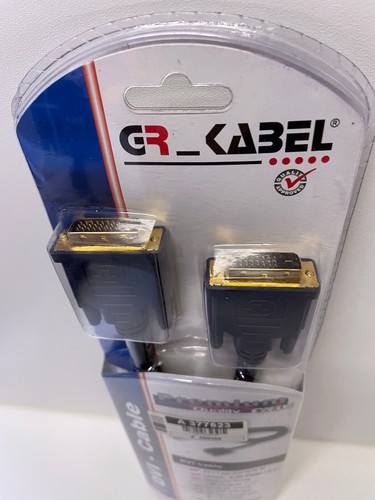 2,5m Premium DVI Kabel-TOP-DVI-D 24+1 High Speed | 3D Full HD 1080p mx 2560×1600 - Bild 1 von 4