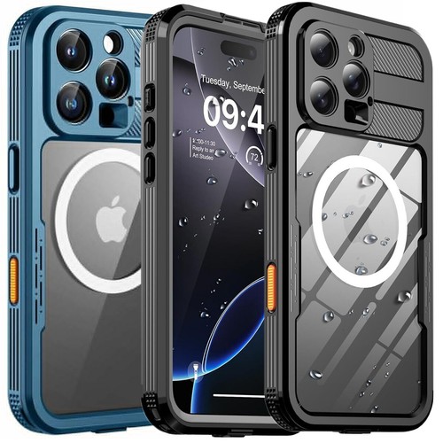 Waterproof Shockproof Hybrid Case Full Cover For iPhone 16 Pro Max 17 Pro Max 17 - Picture 1 of 42
