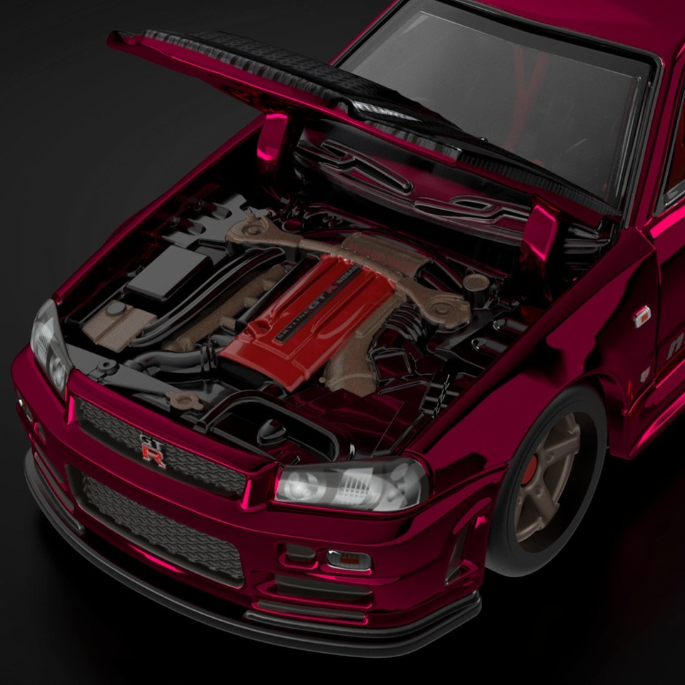 2025 HOT WHEELS RLC Exclusive sELECTIONs Nissan Skyline GTR (BNR34