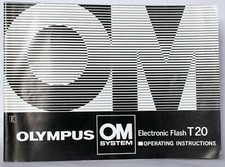 Olympus T20 instructions, various dates.