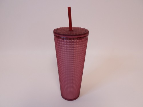 Starbucks Herbst 2023 kastanienbraunes Beerengitter Soft Touch Venti Becher NEU kostenloser Versand!! - Bild 5 von 5
