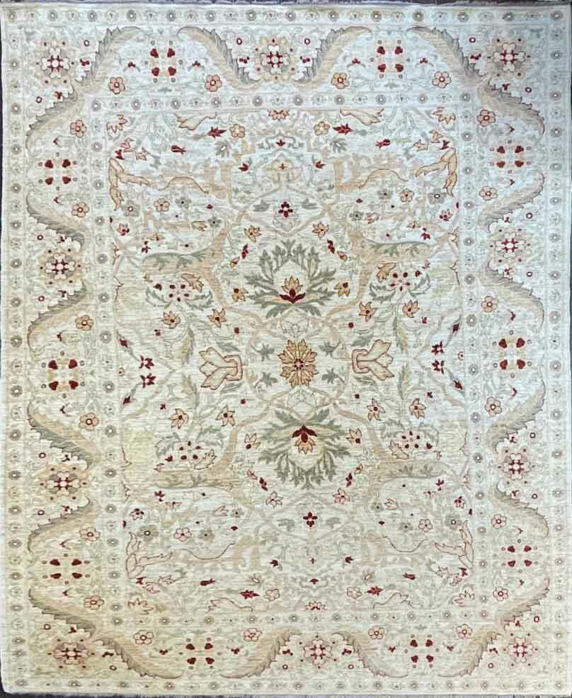 Vintage Oushak Carpet 9' x 11'10" excellent #17361