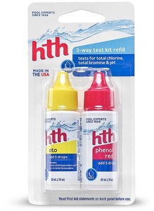 HTH 3-Way Pool Refill Test Kit Pool Test Kits and amp; Solutions Chlorine pH 73187011725 | eBay