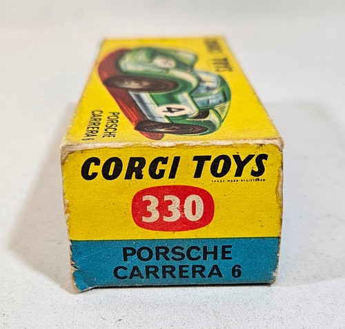Vintage Corgi 330 Porsche Carrera 6, 1960's Boxed, Collectable - Picture 10 of 15