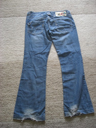 river island relaxed bootleg jeans size 12/38