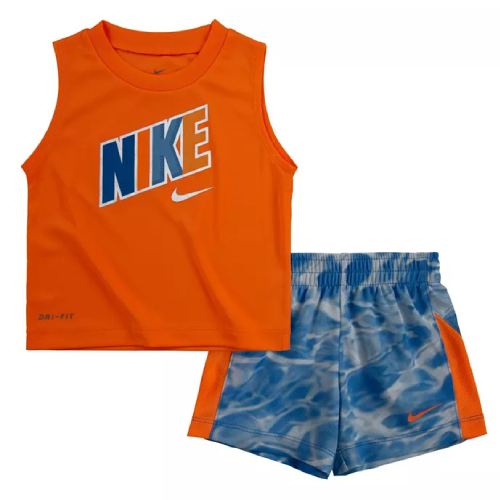 New Nike Little Boys Graphic Tank & Shorts Set Choose Size & Color MSRP $38 - Picture 5 of 5
